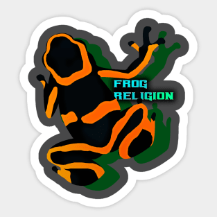 frog religion Sticker